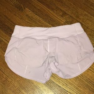 Lavender lululemon shorts